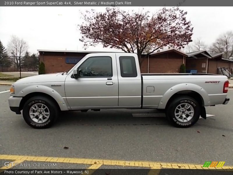  2010 Ranger Sport SuperCab 4x4 Silver Metallic