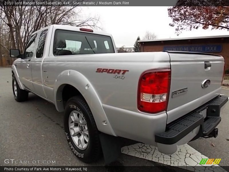 Silver Metallic / Medium Dark Flint 2010 Ford Ranger Sport SuperCab 4x4