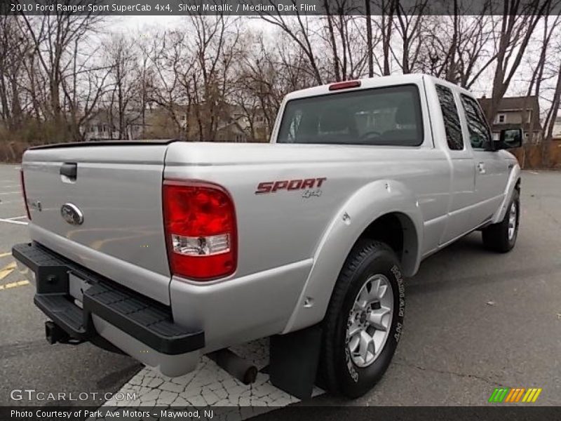 Silver Metallic / Medium Dark Flint 2010 Ford Ranger Sport SuperCab 4x4