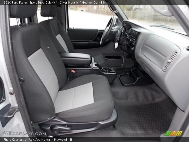 Silver Metallic / Medium Dark Flint 2010 Ford Ranger Sport SuperCab 4x4