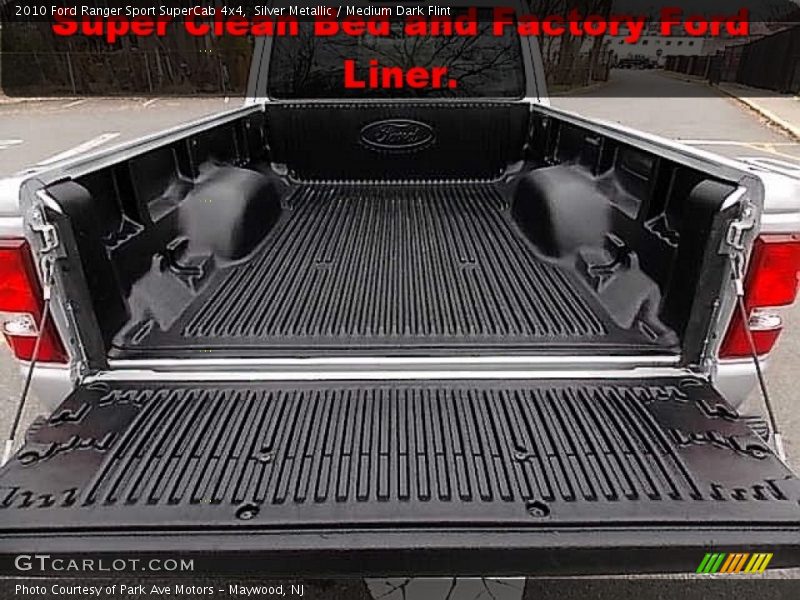 Silver Metallic / Medium Dark Flint 2010 Ford Ranger Sport SuperCab 4x4