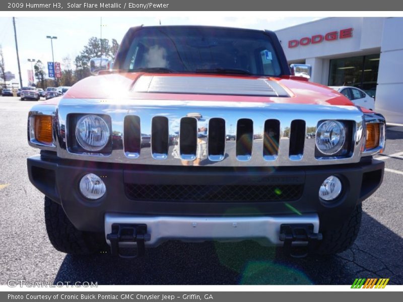 Solar Flare Metallic / Ebony/Pewter 2009 Hummer H3