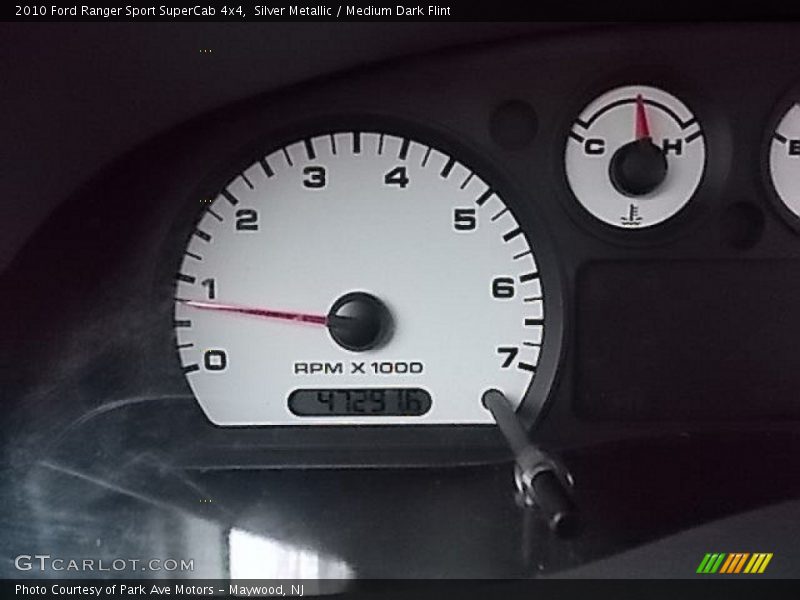 Silver Metallic / Medium Dark Flint 2010 Ford Ranger Sport SuperCab 4x4
