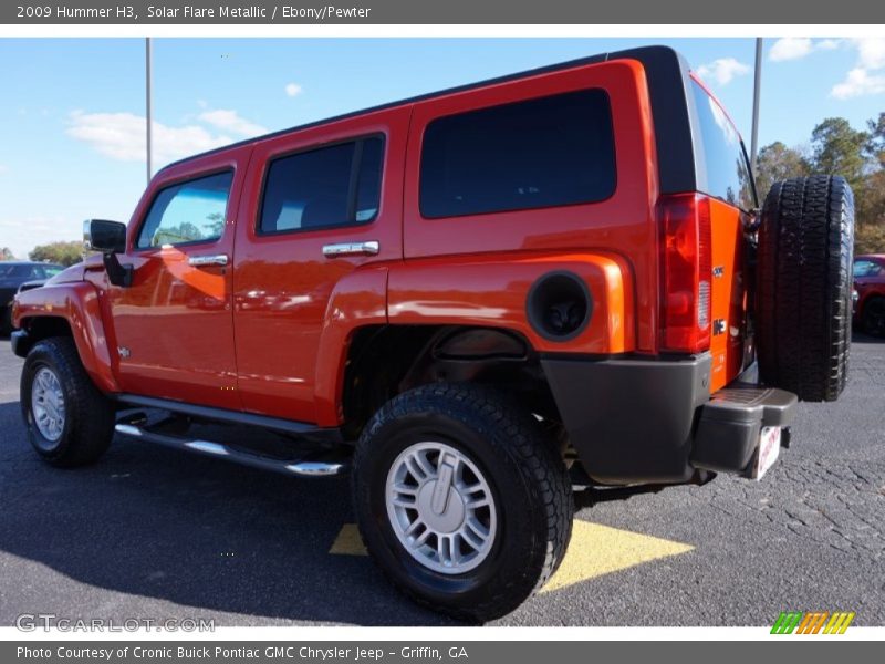 Solar Flare Metallic / Ebony/Pewter 2009 Hummer H3