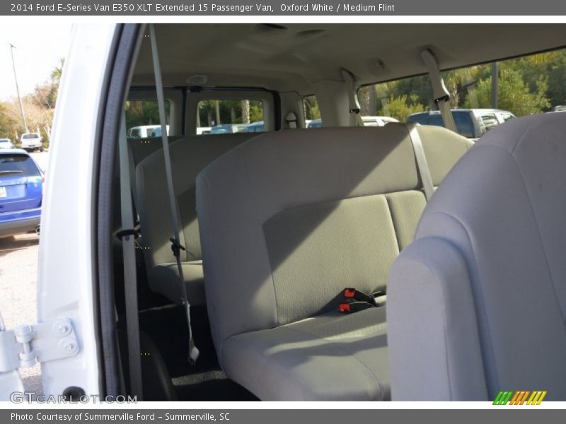 Oxford White / Medium Flint 2014 Ford E-Series Van E350 XLT Extended 15 Passenger Van
