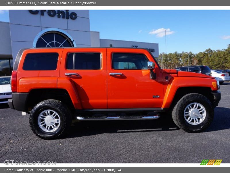 Solar Flare Metallic / Ebony/Pewter 2009 Hummer H3