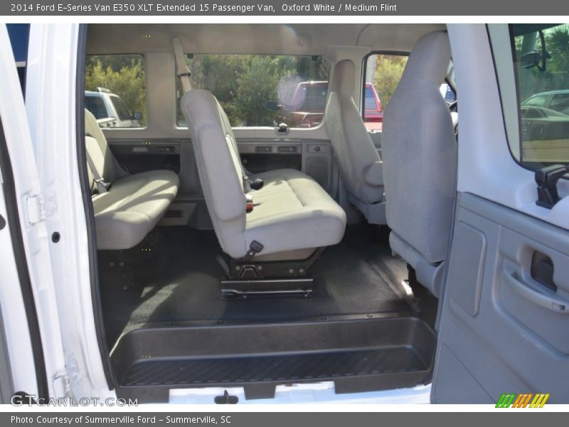 Oxford White / Medium Flint 2014 Ford E-Series Van E350 XLT Extended 15 Passenger Van