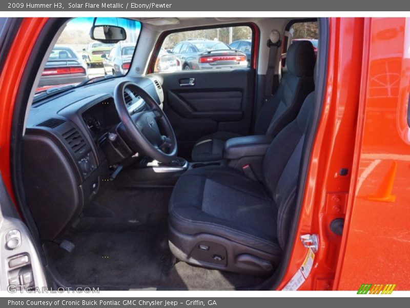 Solar Flare Metallic / Ebony/Pewter 2009 Hummer H3