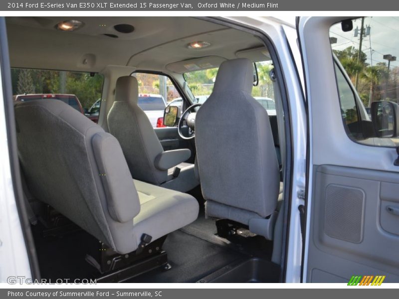 Oxford White / Medium Flint 2014 Ford E-Series Van E350 XLT Extended 15 Passenger Van