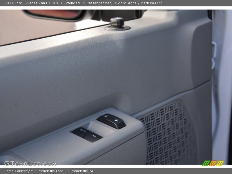 Oxford White / Medium Flint 2014 Ford E-Series Van E350 XLT Extended 15 Passenger Van