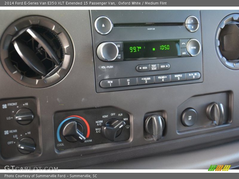 Oxford White / Medium Flint 2014 Ford E-Series Van E350 XLT Extended 15 Passenger Van