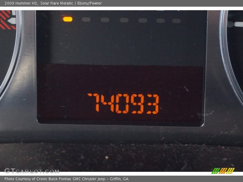 Solar Flare Metallic / Ebony/Pewter 2009 Hummer H3