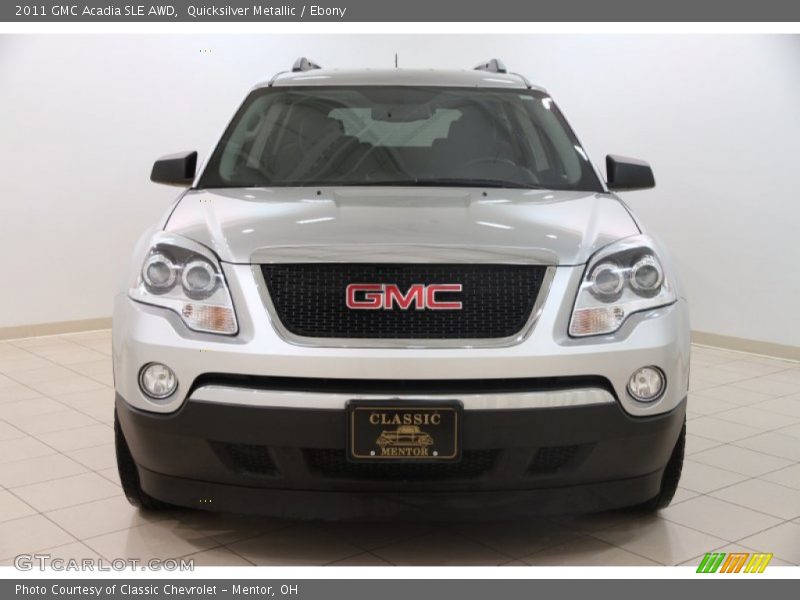 Quicksilver Metallic / Ebony 2011 GMC Acadia SLE AWD