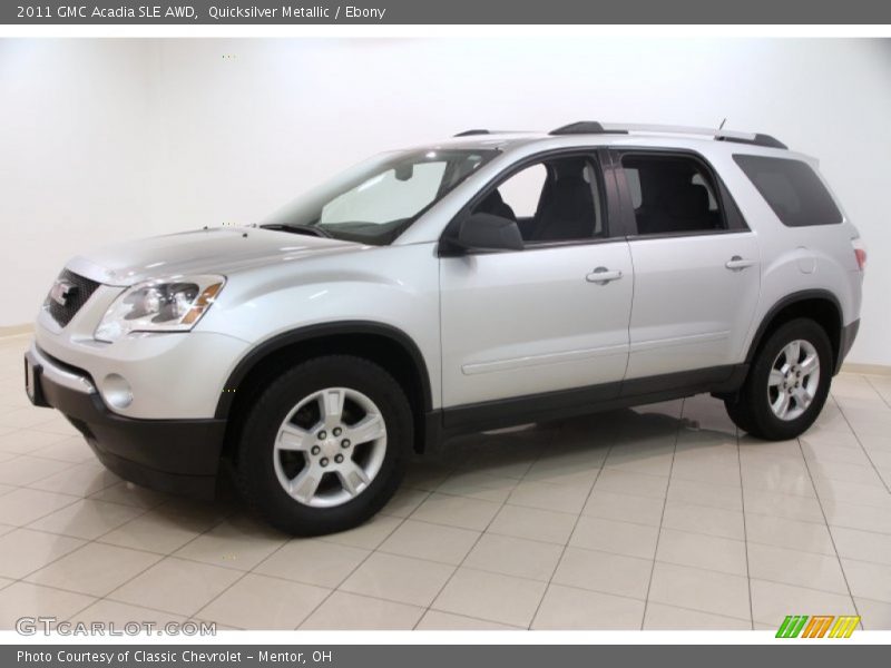 Quicksilver Metallic / Ebony 2011 GMC Acadia SLE AWD