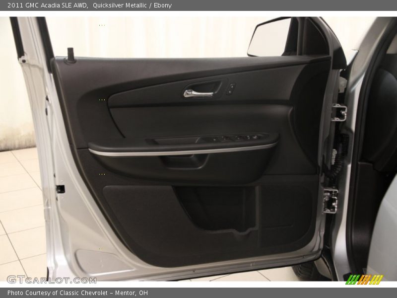 Quicksilver Metallic / Ebony 2011 GMC Acadia SLE AWD