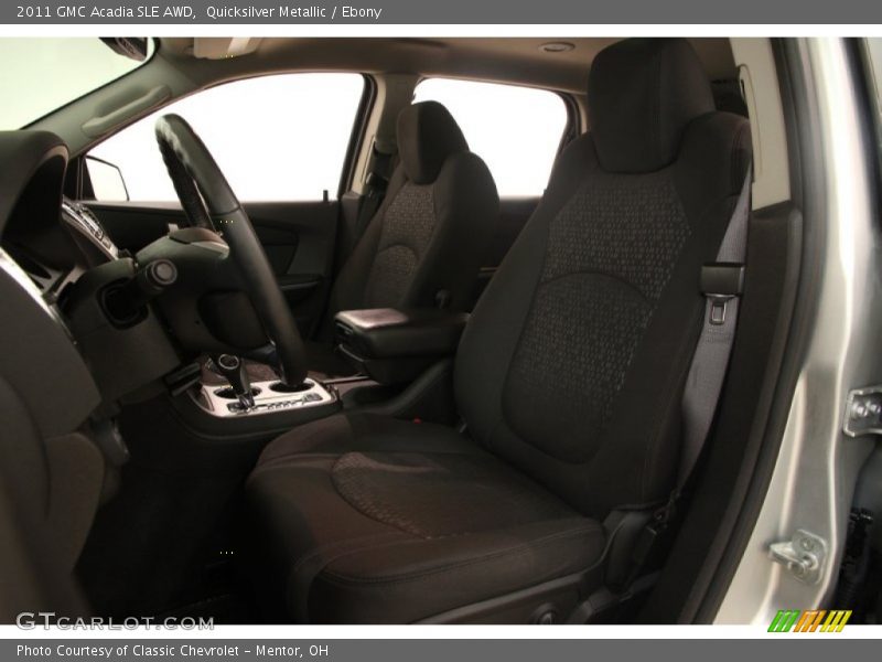 Quicksilver Metallic / Ebony 2011 GMC Acadia SLE AWD