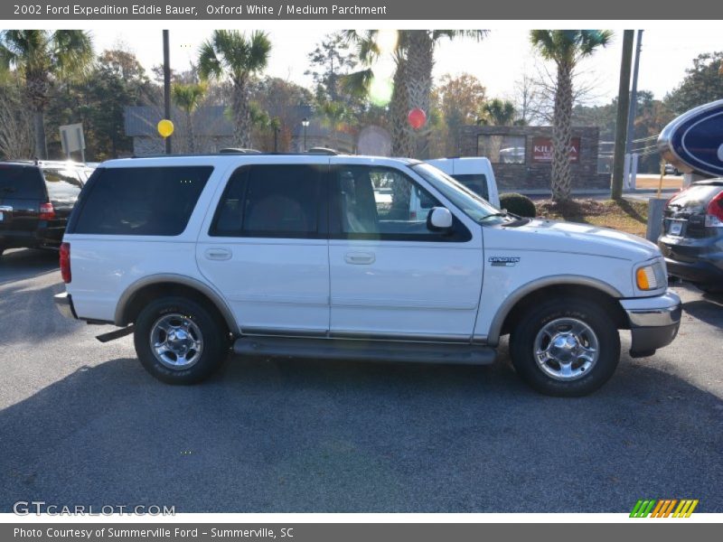 Oxford White / Medium Parchment 2002 Ford Expedition Eddie Bauer