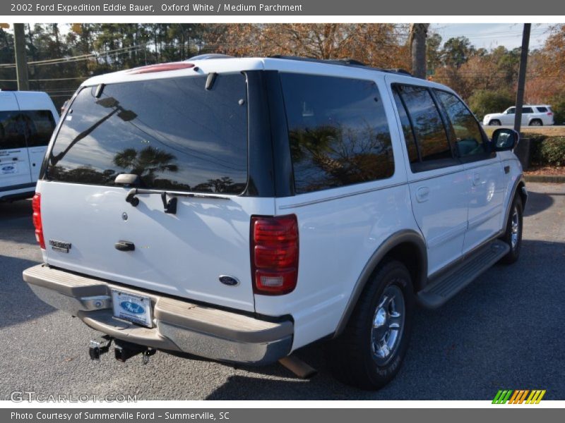 Oxford White / Medium Parchment 2002 Ford Expedition Eddie Bauer