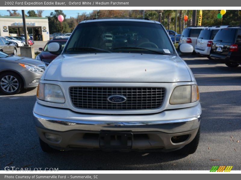 Oxford White / Medium Parchment 2002 Ford Expedition Eddie Bauer