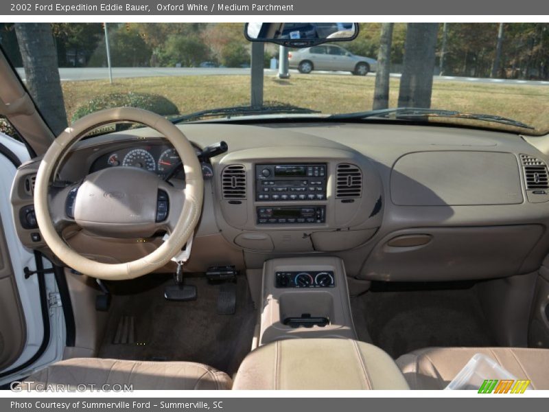 Oxford White / Medium Parchment 2002 Ford Expedition Eddie Bauer