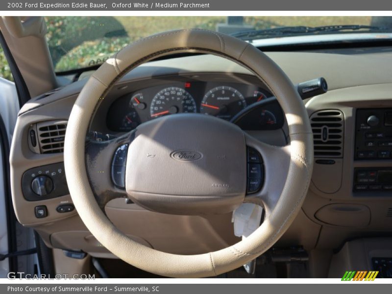 Oxford White / Medium Parchment 2002 Ford Expedition Eddie Bauer
