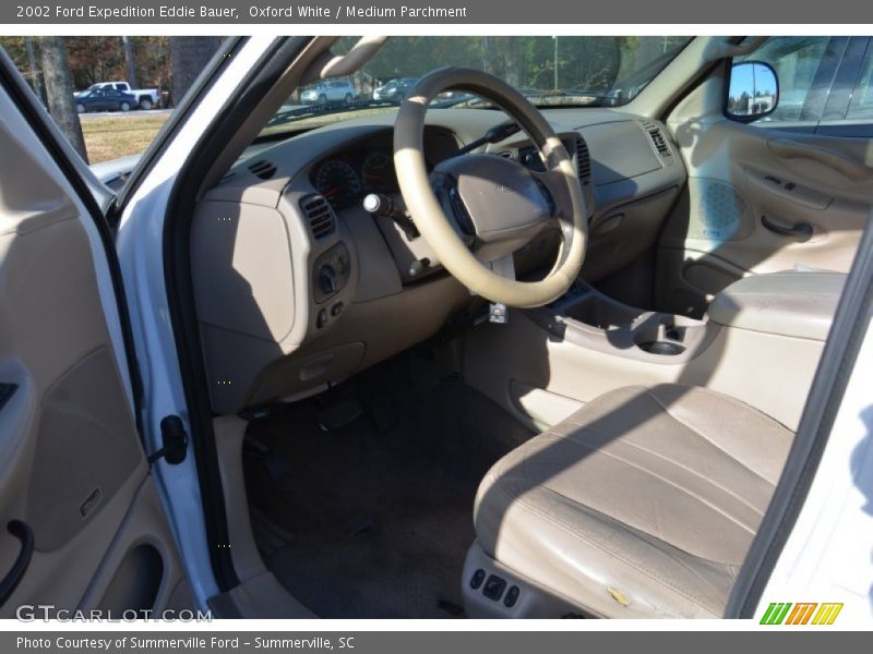 Oxford White / Medium Parchment 2002 Ford Expedition Eddie Bauer