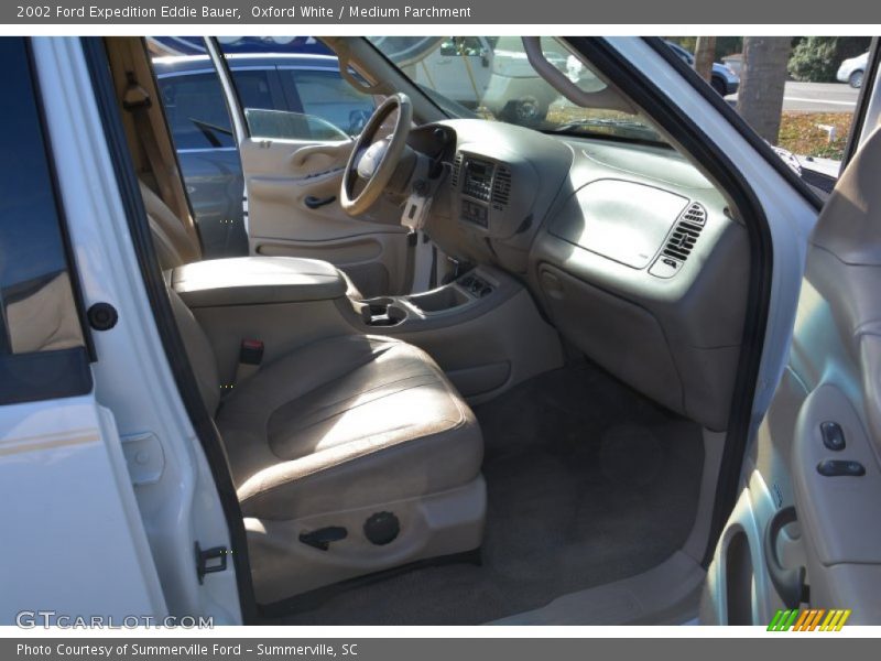Oxford White / Medium Parchment 2002 Ford Expedition Eddie Bauer
