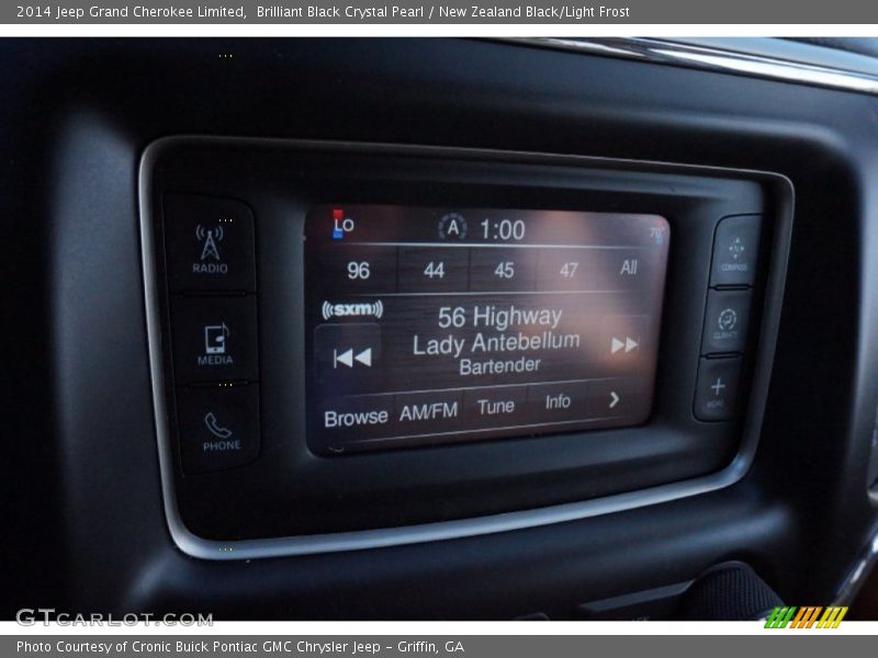 Brilliant Black Crystal Pearl / New Zealand Black/Light Frost 2014 Jeep Grand Cherokee Limited