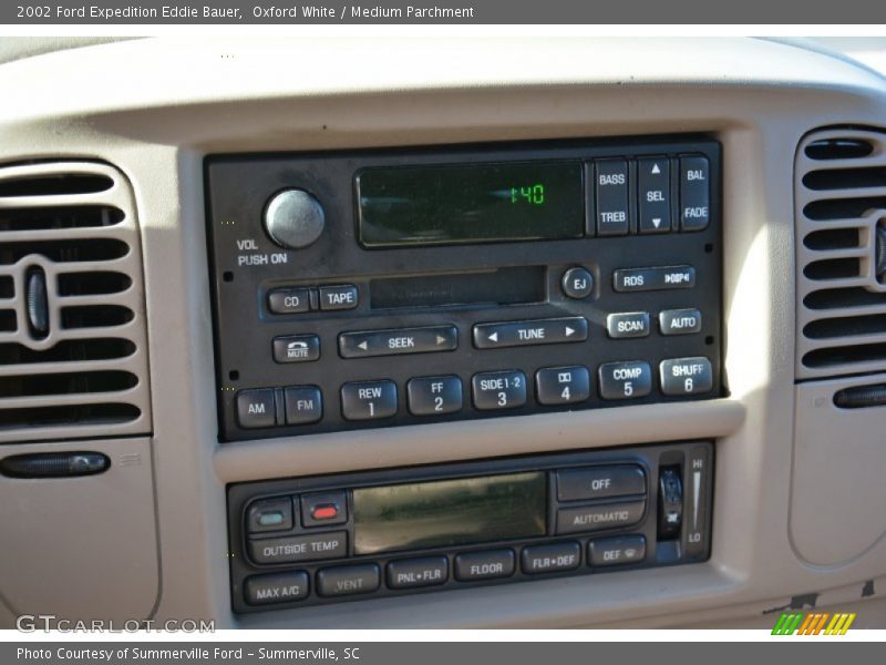 Oxford White / Medium Parchment 2002 Ford Expedition Eddie Bauer