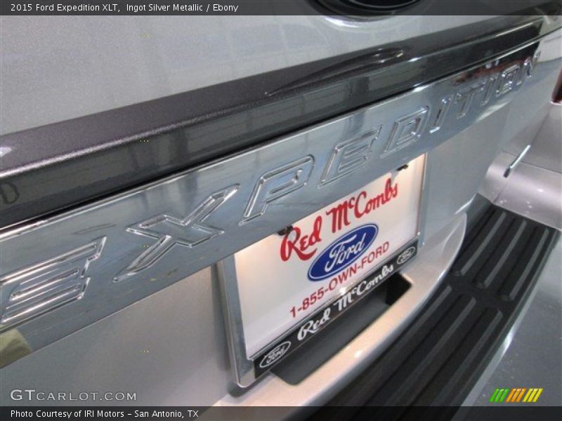 Ingot Silver Metallic / Ebony 2015 Ford Expedition XLT