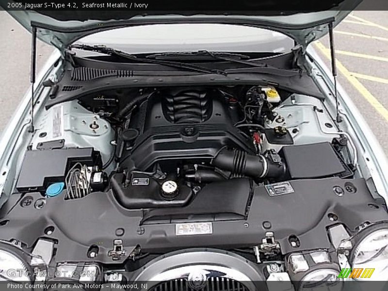 Seafrost Metallic / Ivory 2005 Jaguar S-Type 4.2