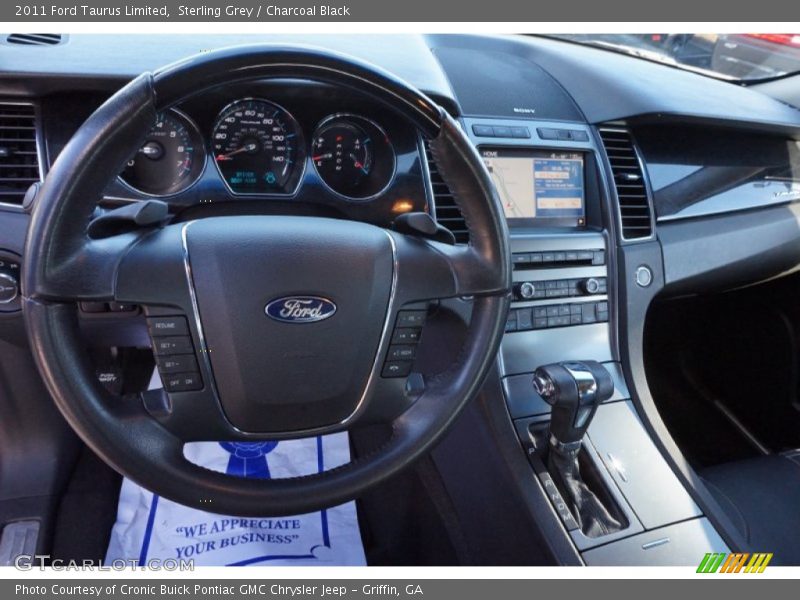 Sterling Grey / Charcoal Black 2011 Ford Taurus Limited