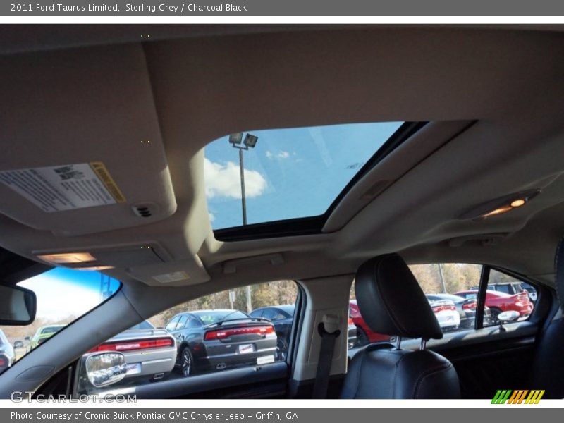 Sterling Grey / Charcoal Black 2011 Ford Taurus Limited