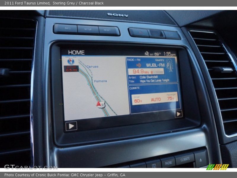 Sterling Grey / Charcoal Black 2011 Ford Taurus Limited