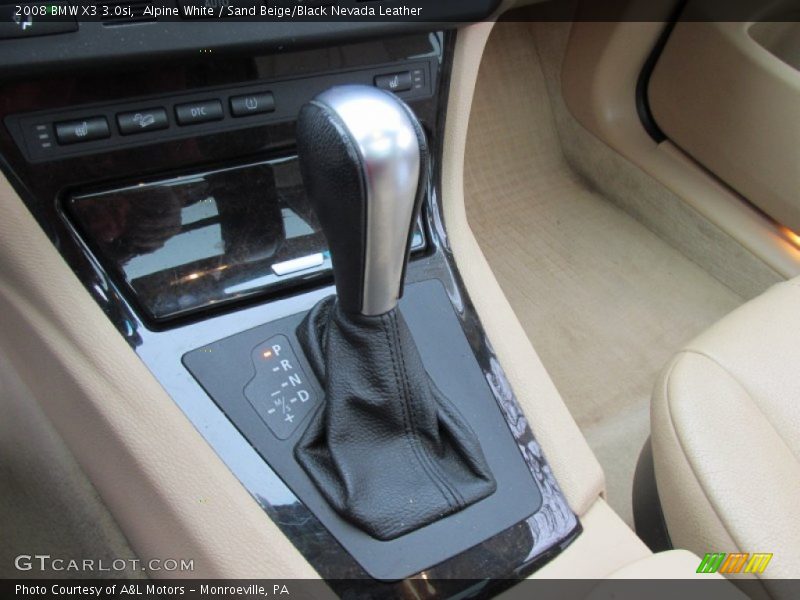 Alpine White / Sand Beige/Black Nevada Leather 2008 BMW X3 3.0si