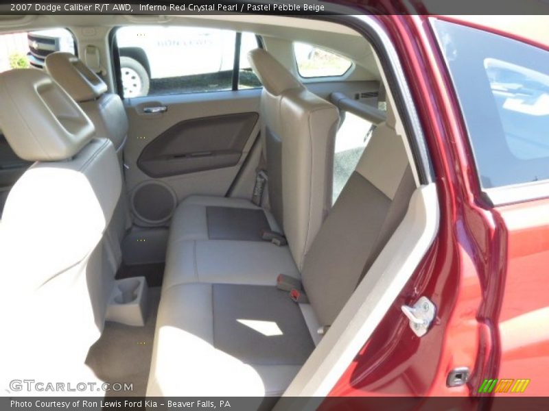 Inferno Red Crystal Pearl / Pastel Pebble Beige 2007 Dodge Caliber R/T AWD