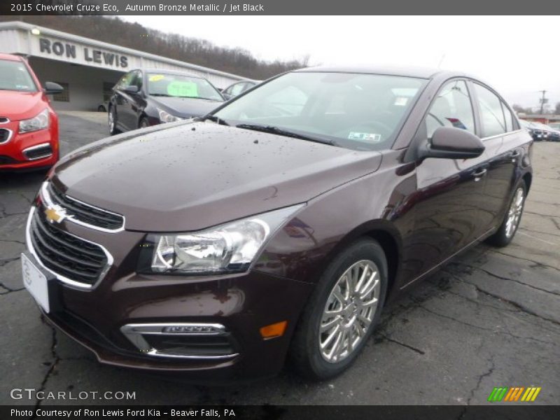 Autumn Bronze Metallic / Jet Black 2015 Chevrolet Cruze Eco