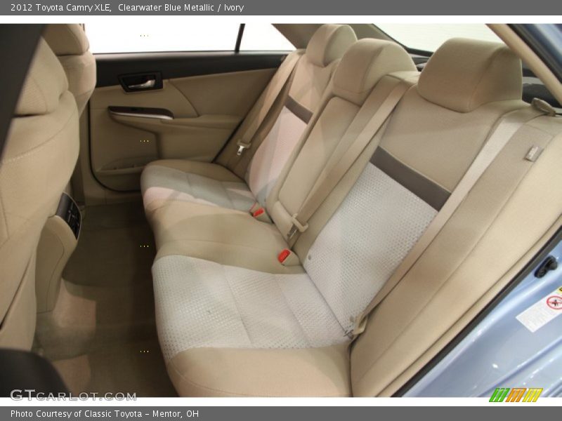 Clearwater Blue Metallic / Ivory 2012 Toyota Camry XLE