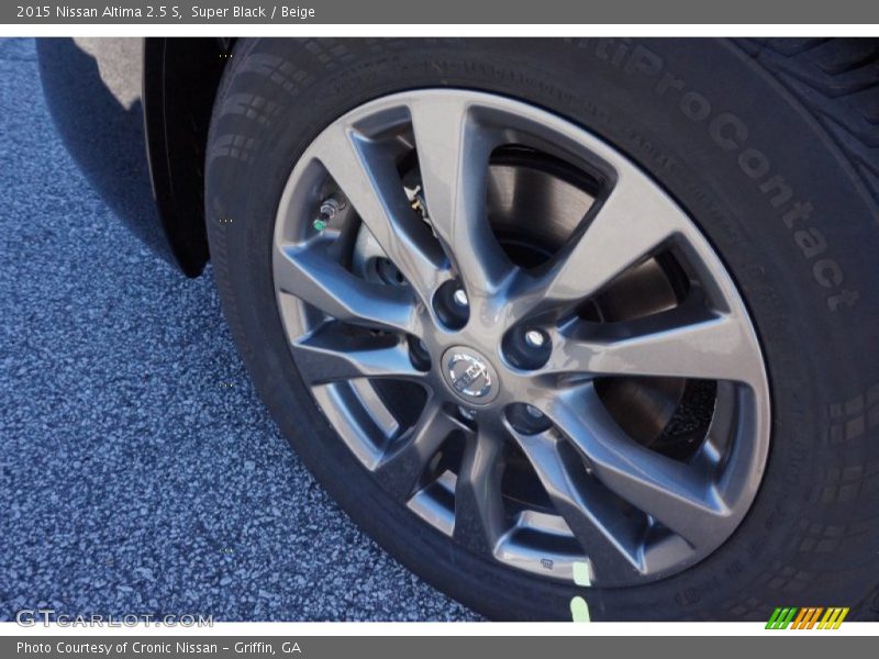 Super Black / Beige 2015 Nissan Altima 2.5 S
