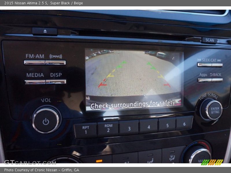Super Black / Beige 2015 Nissan Altima 2.5 S