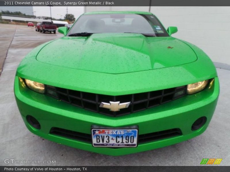 Synergy Green Metallic / Black 2011 Chevrolet Camaro LS Coupe