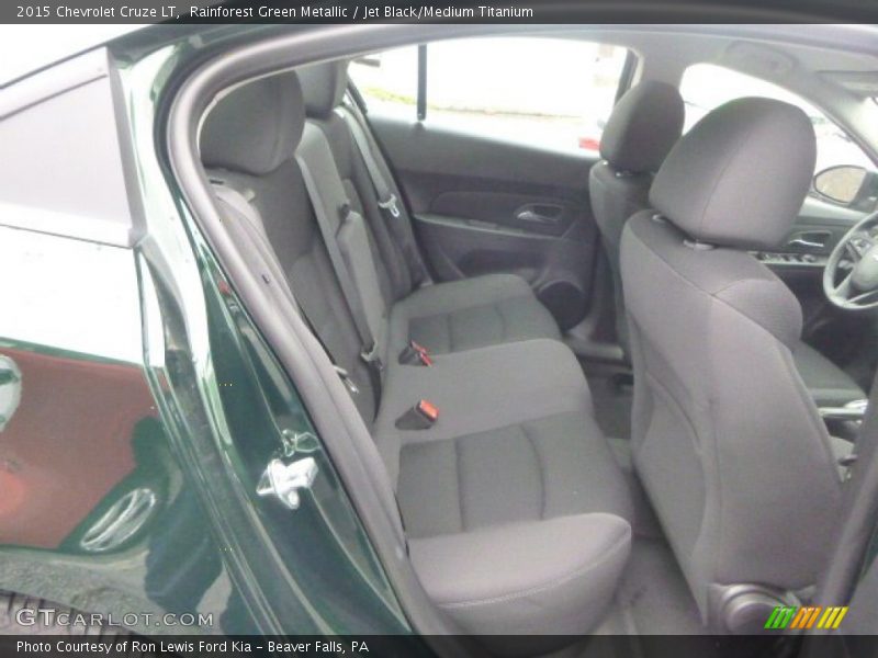 Rainforest Green Metallic / Jet Black/Medium Titanium 2015 Chevrolet Cruze LT