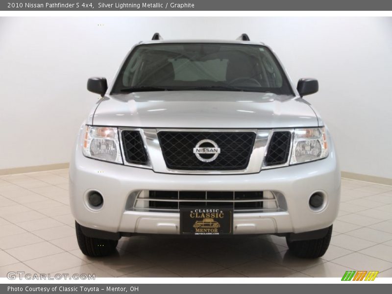 Silver Lightning Metallic / Graphite 2010 Nissan Pathfinder S 4x4