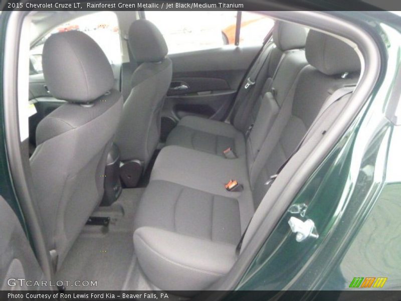 Rainforest Green Metallic / Jet Black/Medium Titanium 2015 Chevrolet Cruze LT