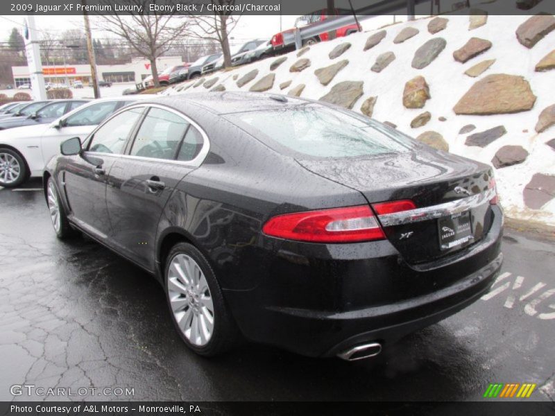 Ebony Black / Charcoal/Charcoal 2009 Jaguar XF Premium Luxury