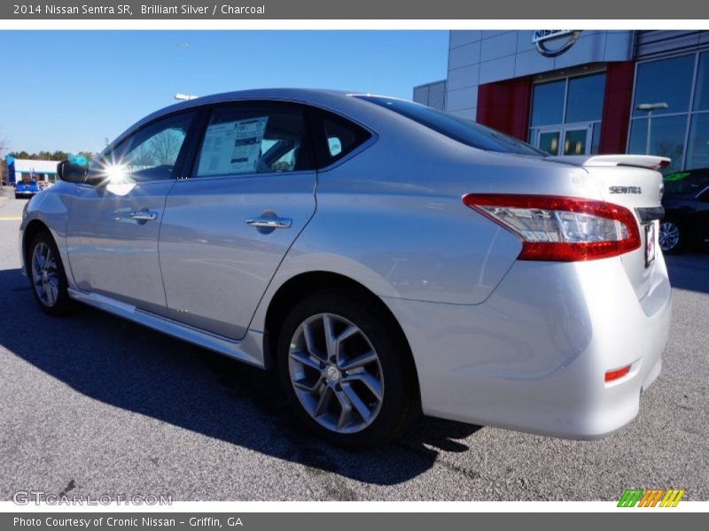 Brilliant Silver / Charcoal 2014 Nissan Sentra SR