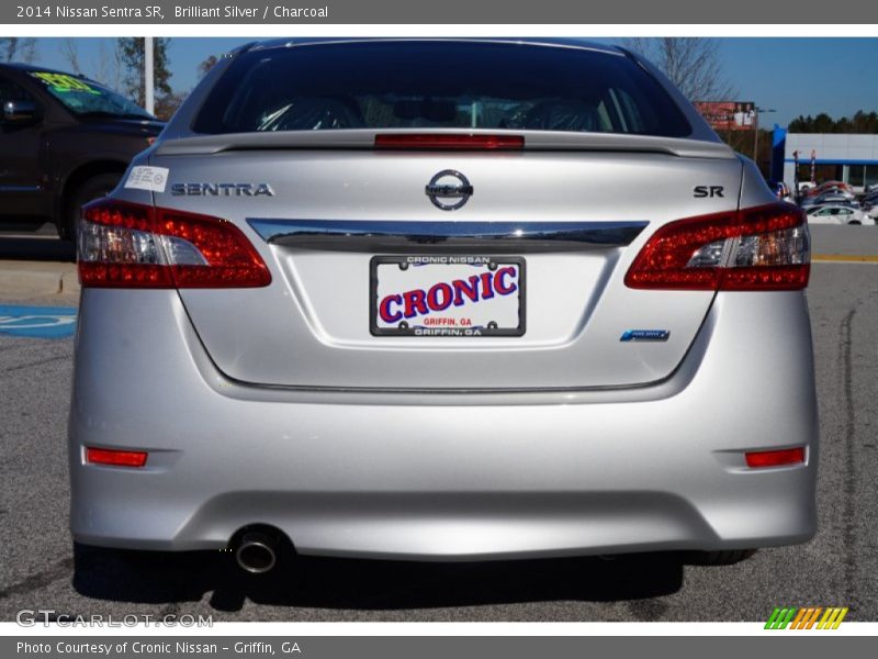 Brilliant Silver / Charcoal 2014 Nissan Sentra SR