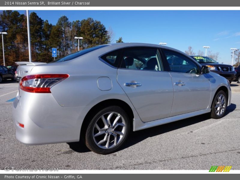 Brilliant Silver / Charcoal 2014 Nissan Sentra SR