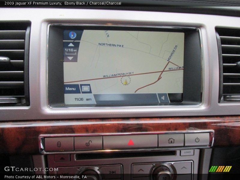 Ebony Black / Charcoal/Charcoal 2009 Jaguar XF Premium Luxury