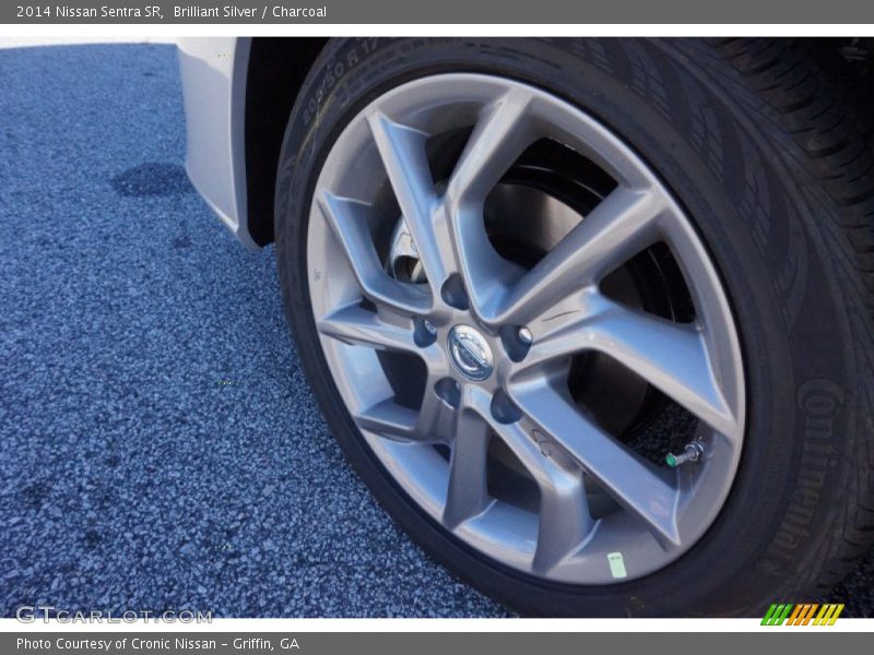 Brilliant Silver / Charcoal 2014 Nissan Sentra SR